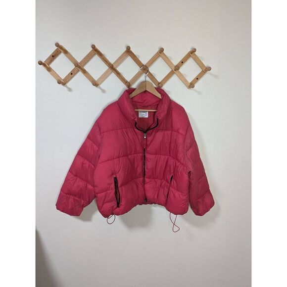 Old Navy Water Resistant Frost Free Short Pink Puffer Jacket - Size XXL - Picture 1 of 8